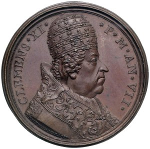 Papal Medals Collection - Clement XI (1700-1721). Annual medal 1707 a.V..