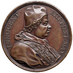 Papal Medals Collection - Innocent XIII (1721-1724). Medal 1721. For the.