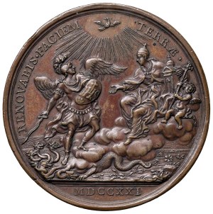 Papal Medals Collection - Innocent XIII (1721-1724). Medal 1721. For the.
