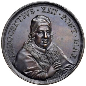 Papal Medals Collection - Innocenzo XIII (1721-1724). Medaglia 1721. Per gli...