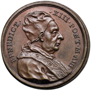 Papal Medals Collection - Benedict XIII (1724-1730). Medal 1726 a.III. P...