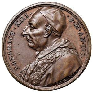 Papal Medals Collection - Benedetto XIII (1724-1730). Medaglia 1726 a.III. C...