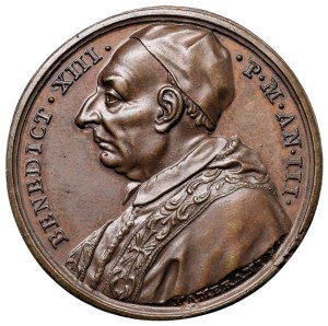 Papal Medals Collection - Benedict XIII (1724-1730). Medal 1726 a.III. C...