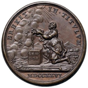 Papal Medals Collection - Benedict XIII (1724-1730). Medal 1726 a.III. C...