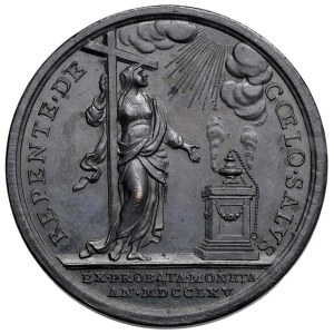 Papal Medals Collection - Clemente XIII (1758-1769). Medaglia 1765 a.VIII. M...