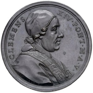 Papal Medals Collection - Clemente XIV (1769-1774). Medaglia 1773 a.V. Incre...