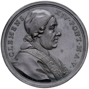 Papal Medals Collection - Clement XIV (1769-1774). Medal 1773 a.V. Incre...