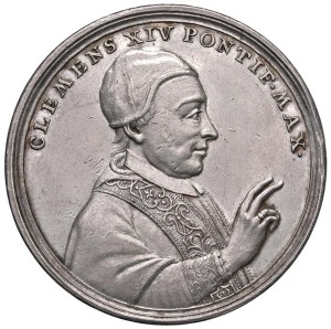 Papal Medals Collection - Clement XIV (1769-1774). Medal 1773 a.VI. Cacc...