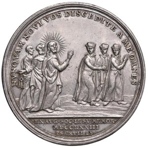 Papal Medals Collection - Clemente XIV (1769-1774). Medaglia 1773 a.VI. Cacc...