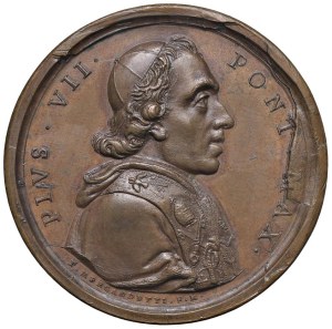 Papal Medals Collection - Pius VII (1800-1823). 1804 Medal. SS. Peter and P...