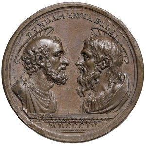 Papal Medals Collection - Pio VII (1800-1823). Medaglia 1804. SS. Pietro e P...