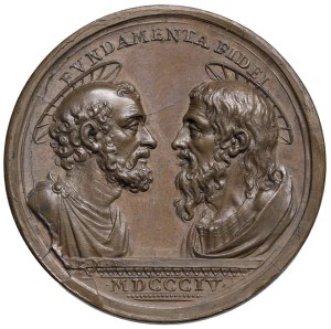 Papal Medals Collection - Pius VII (1800-1823). 1804 Medal. SS. Peter and P...