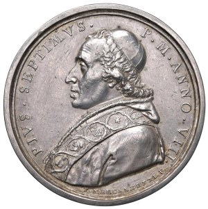 Papal Medals Collection - Pius VII (1800-1823). Annual medal 1807 a.VIII....