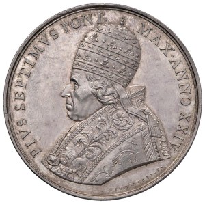 Papal Medals Collection - Pio VII (1800-1823). Medaglia annuale 1823 a.XXIV....