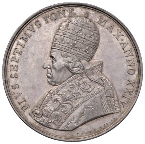 Papal Medals Collection - Pius VII (1800-1823). Annual medal 1823 a.XXIV....