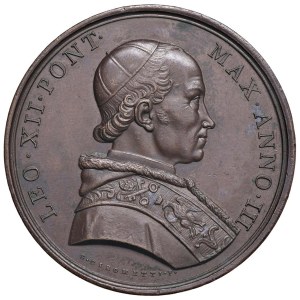 Papal Medals Collection - Leo XII (1823-1829). Medal 1826 a.III. For the.