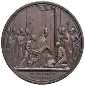 Papal Medals Collection - Leo XII (1823-1829). Medal 1826 a.III. For the.