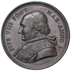 Papal Medals Collection - Pius VIII (1829-1830). Medal 1829 a.I. Possession ...