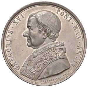 Papal Medals Collection - Gregorio XVI (1831-1846). Medaglia annuale 1834 a....