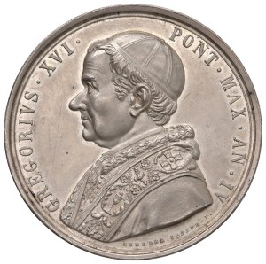 Papal Medals Collection - Gregory XVI (1831-1846). Annual medal 1834 a....