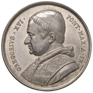 Papal Medals Collection - Gregorio XVI (1831-1846). Medaglia annuale 1839 a....