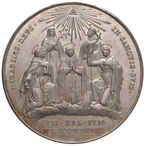 Papal Medals Collection - Gregorio XVI (1831-1846). Medaglia annuale 1839 a....