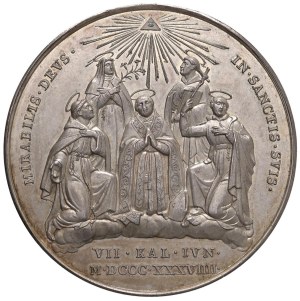 Papal Medals Collection - Gregory XVI (1831-1846). Annual medal 1839 a....