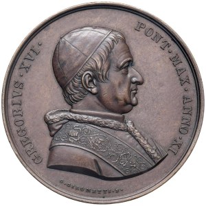 Papal Medals Collection - Gregory XVI (1831-1846). Annual medal 1841 a....