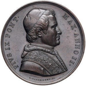 Papal Medals Collection - Pius IX (1846-1866). Medal 1847 a.II. Legation ...