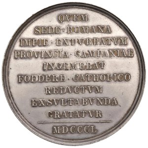 Papal Medals Collection - Pius IX (1846-1866). Medal 1850 a.IV. Opus: G. C...
