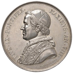 Papal Medals Collection - Pius IX (1846-1866). Annual medal 1853 a.VIII. ...