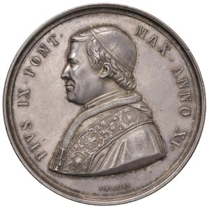 Papal Medals Collection - Pius IX (1846-1866). Annual medal 1856 a.XI. Pr...