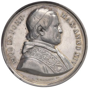 Papal Medals Collection - Pio IX (1846-1866). Medaglia annuale 1859 a.XIV. C...