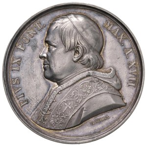 Papal Medals Collection - Pio IX (1846-1866). Medaglia annuale 1862 a.XVII. ...