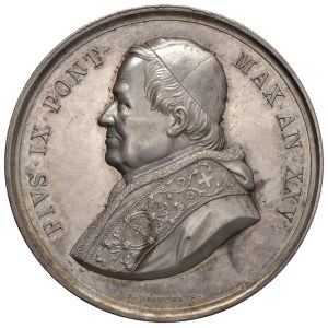 Papal Medals Collection - Pio IX (1846-1866). Medaglia annuale 1870 a.XXV. I...