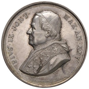 Papal Medals Collection - Pius IX (1846-1866). Annual medal 1870 a.XXV. I...