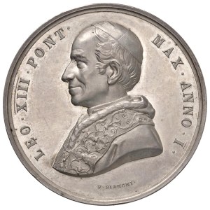 Papal Medals Collection - Leone XIII (1878-1903). Medaglia annuale 1878 a.I....