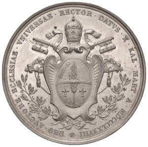 Papal Medals Collection - Leo XIII (1878-1903). Annual medal 1878 a.I....