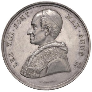 Papal Medals Collection - Leone XIII (1878-1903). Medaglia annuale 1879 a.II...