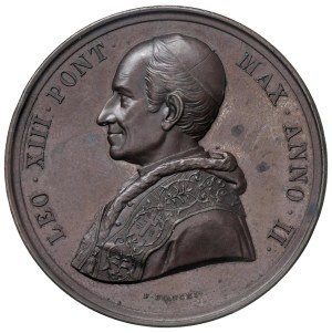 Papal Medals Collection - Leo XIII (1878-1903). Annual medal 1879 a.II...