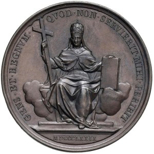 Papal Medals Collection - Leone XIII (1878-1903). Medaglia annuale 1879 a.II...