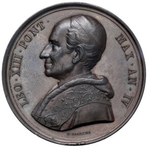 Papal Medals Collection - Leo XIII (1878-1903). Annual medal 1881 a.IV...