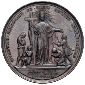 Papal Medals Collection - Leone XIII (1878-1903). Medaglia annuale 1881 a.IV...