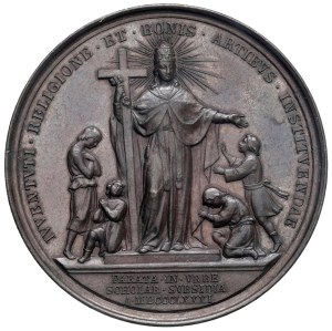 Papal Medals Collection - Leo XIII (1878-1903). Annual medal 1881 a.IV...
