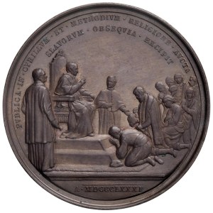 Papal Medals Collection - Leo XIII (1878-1903). Annual medal 1883 a.VI...
