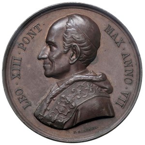 Papal Medals Collection - Leone XIII (1878-1903). Medaglia annuale 1884 a.VI...
