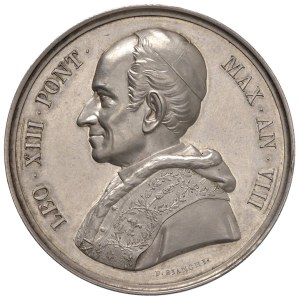 Papal Medals Collection - Leone XIII (1878-1903). Medaglia annuale 1885 a.VI...
