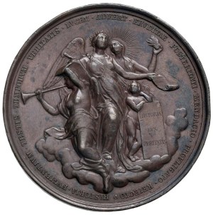 Papal Medals Collection - Leo XIII (1878-1903). Annual medal 1885 a.VI...