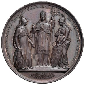 Papal Medals Collection - Leo XIII (1878-1903). Annual medal 1887 a.X....