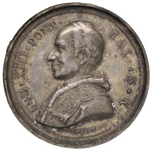 Papal Medals Collection - Leo XIII (1878-1903). Medal 1888 a.X.Opus: F....
